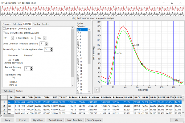 applications - bp-analysis-setup