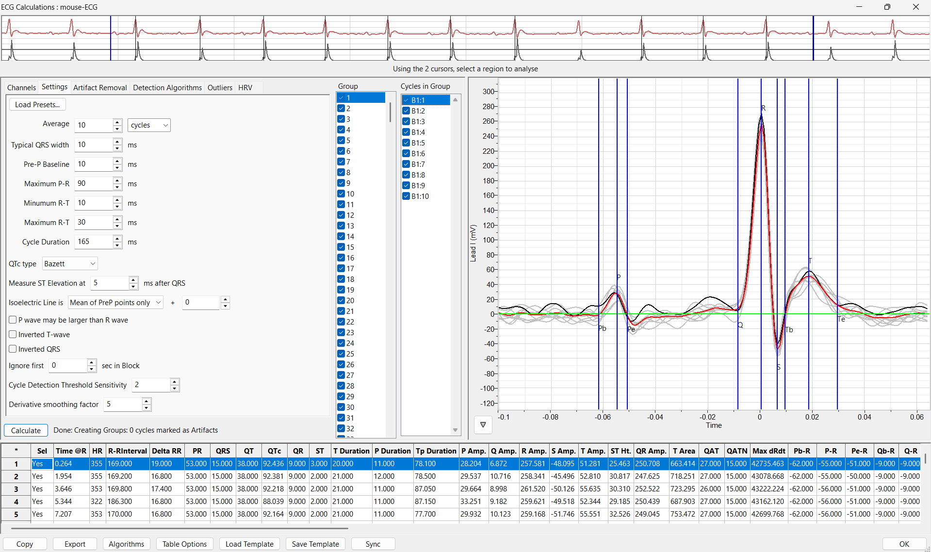 LabScribe ECG Analysis Module - iWorx Systems, Inc.
